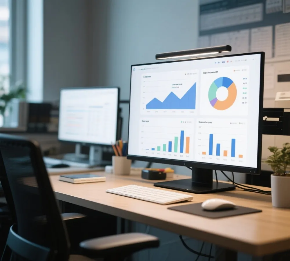 历史数据与图表分析场景示意